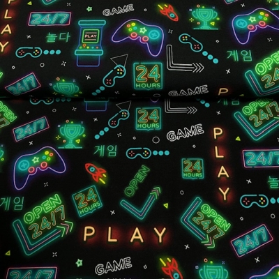 Jersey digital | NEON Sign | PLAY | schwarz
